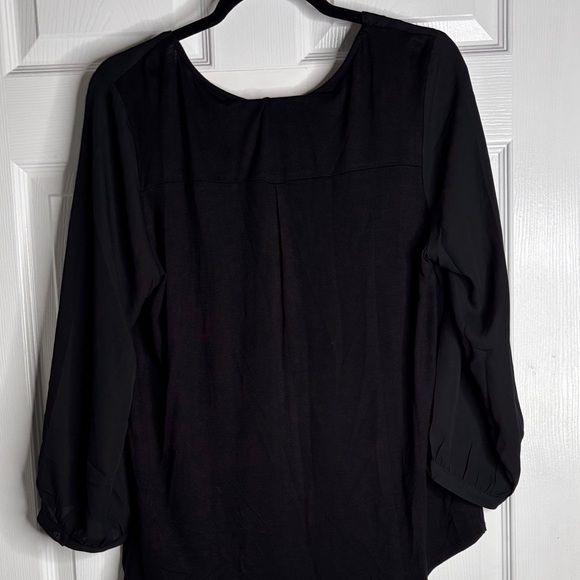 Fortune + Ivy Black Blouse - Picture 3 of 4